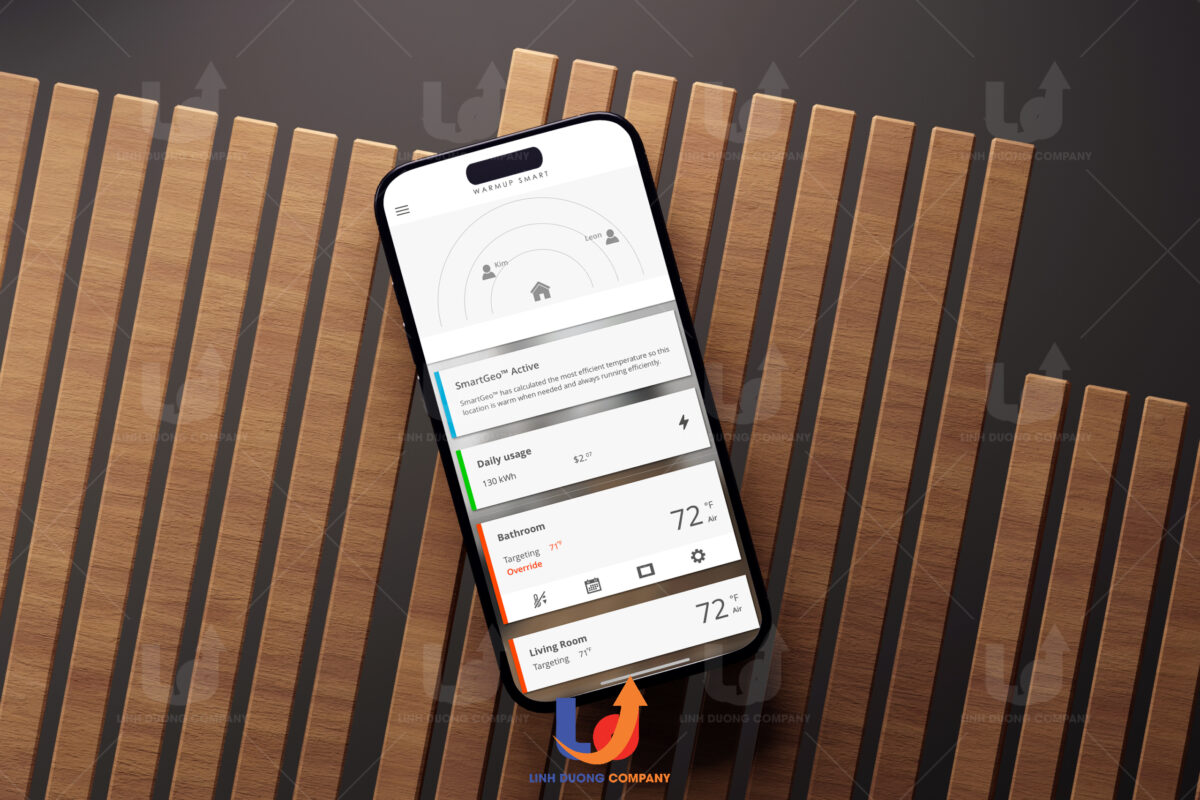 SmartGeo™ Warmup – Công nghệ sưởi sàn thông minh, tiết kiệm tới 25% năng lượng.